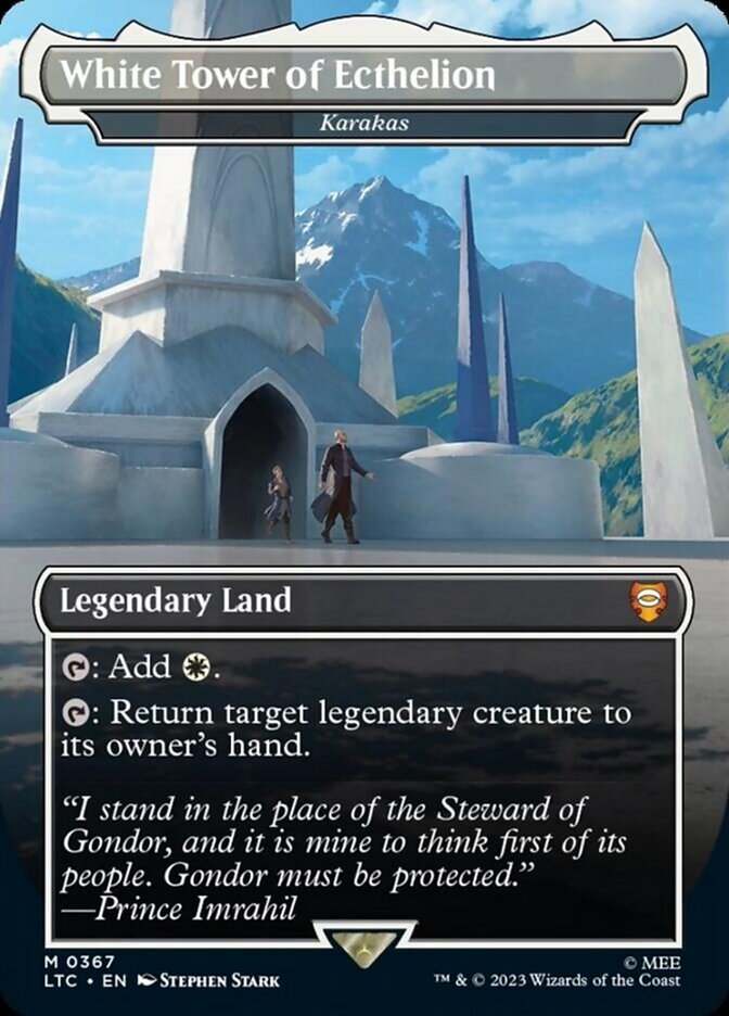 White Tower of Ecthelion - Karakas [The Lord of the Rings: Tales of Middle-Earth Commander] - Magic: The Gathering - Card Brawlers | Quebec | Canada |