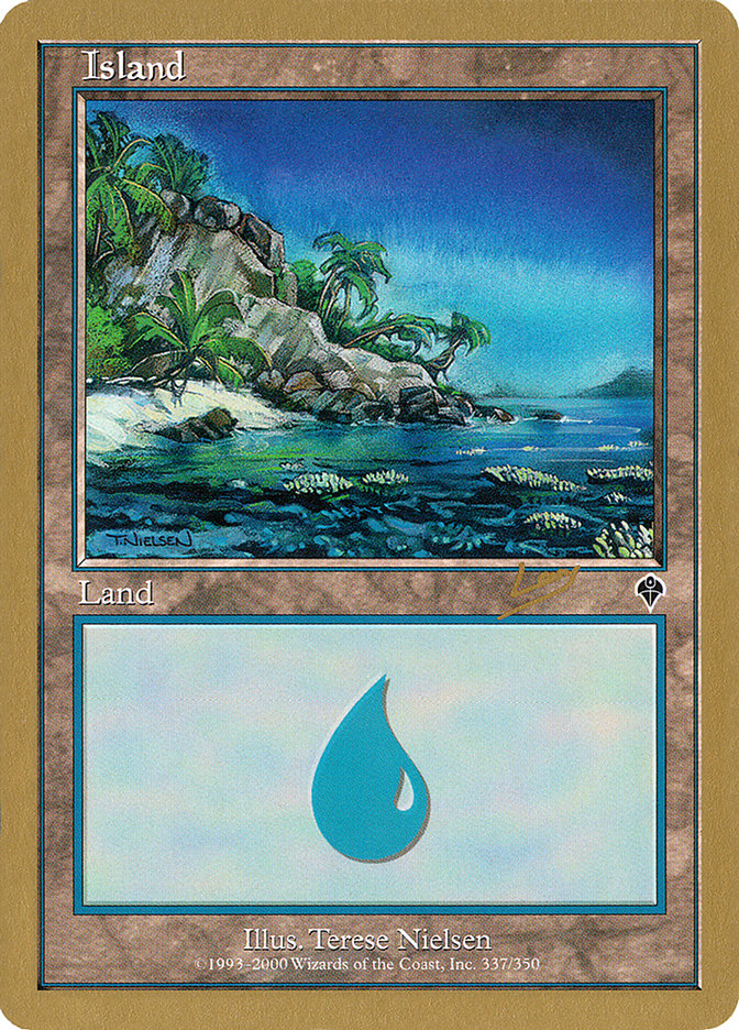 Island (rl337a) (Raphael Levy) [World Championship Decks 2002] - Magic: The Gathering - Card Brawlers | Quebec | Canada |