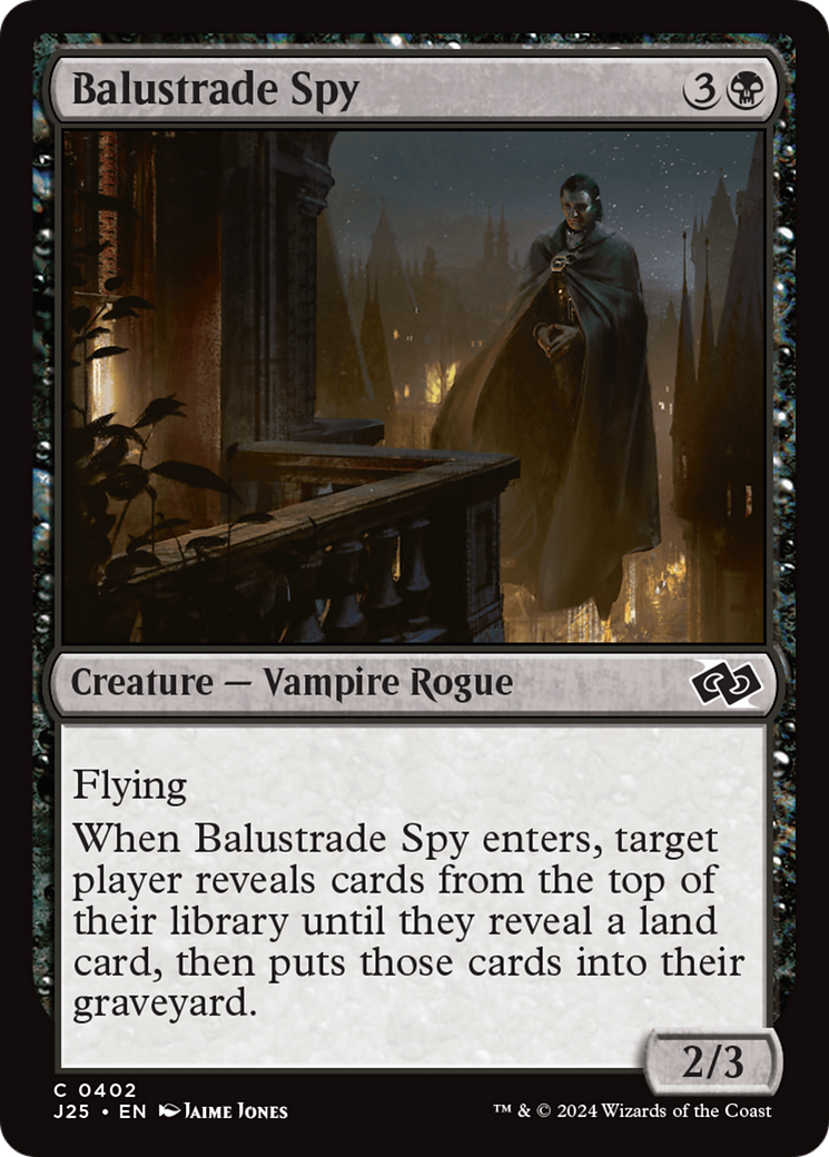 Balustrade Spy [Foundations Jumpstart] - Magic: The Gathering - Card Brawlers | Quebec | Canada |