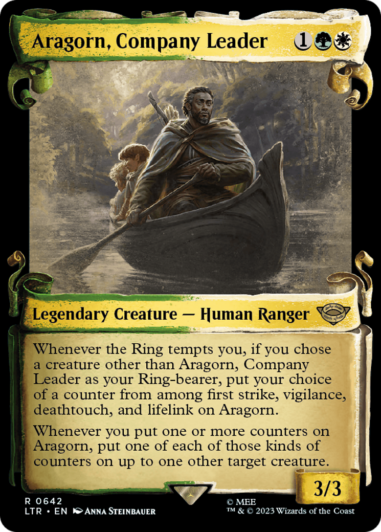 Aragorn, Company Leader [The Lord of the Rings: Tales of Middle-Earth Showcase Scrolls] - Magic: The Gathering - Card Brawlers | Quebec | Canada |