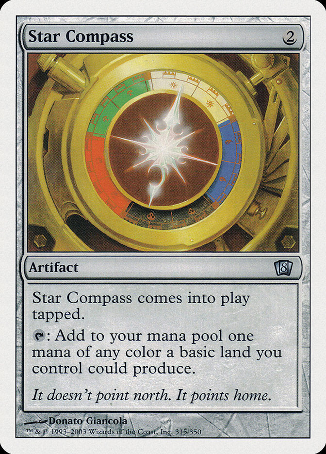 Star Compass [Eighth Edition] - Magic: The Gathering - Card Brawlers | Quebec | Canada |