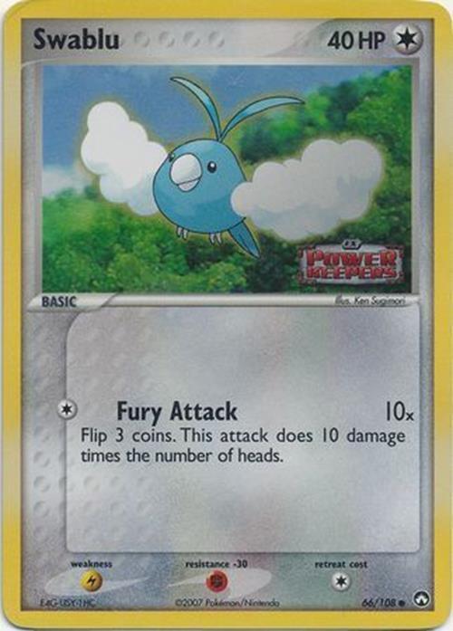 Swablu (66/108) (Stamped) [EX: Power Keepers] - Pokémon - Card Brawlers | Quebec | Canada |