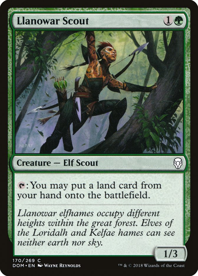 Llanowar Scout [Dominaria] - Magic: The Gathering - Card Brawlers | Quebec | Canada |