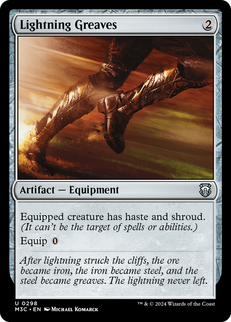 Lightning Greaves [Modern Horizons 3 Commander] - Magic: The Gathering - Card Brawlers | Quebec | Canada |