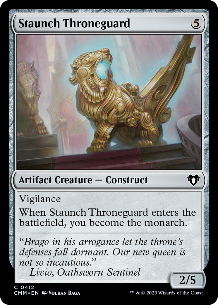 Staunch Throneguard [Commander Masters] - Magic: The Gathering - Card Brawlers | Quebec | Canada |