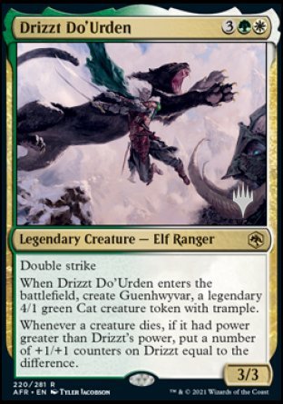 Drizzt Do'Urden (Promo Pack) [Dungeons & Dragons: Adventures in the Forgotten Realms Promos] - Magic: The Gathering - Card Brawlers | Quebec | Canada |