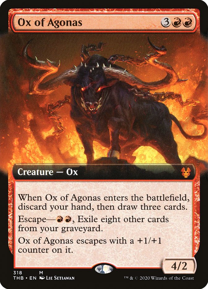 Ox of Agonas (Extended Art) [Theros Beyond Death] - Magic: The Gathering - Card Brawlers | Quebec | Canada |