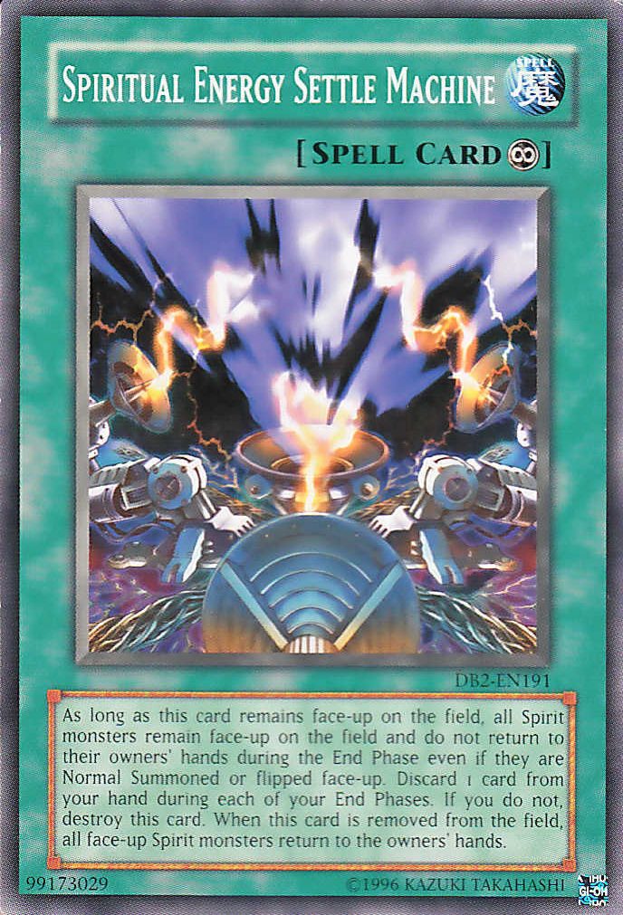Spiritual Energy Settle Machine [DB2-EN191] Common - Yu-Gi-Oh! - Card Brawlers | Quebec | Canada |