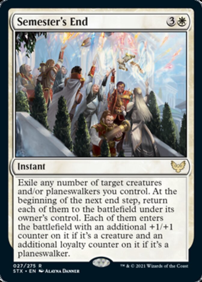 Semester's End [Strixhaven: School of Mages] - Magic: The Gathering - Card Brawlers | Quebec | Canada |