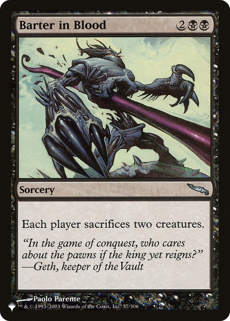Barter in Blood [The List] - Magic: The Gathering - Card Brawlers | Quebec | Canada |