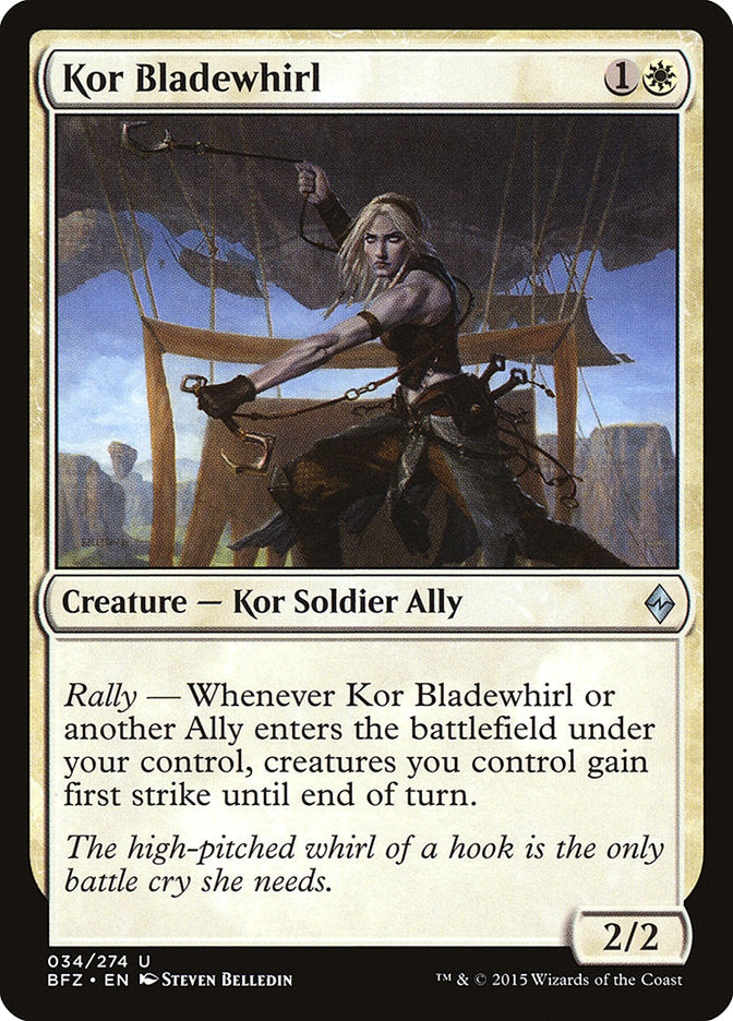 Kor Bladewhirl [Battle for Zendikar] - Magic: The Gathering - Card Brawlers | Quebec | Canada |