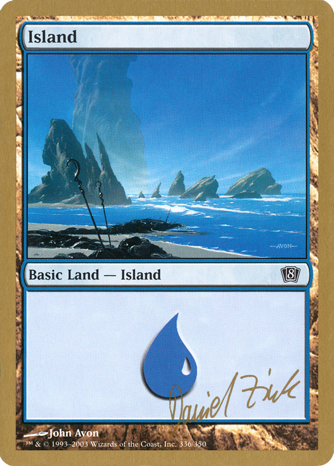 Island (dz336) (Daniel Zink) [World Championship Decks 2003] - Magic: The Gathering - Card Brawlers | Quebec | Canada |