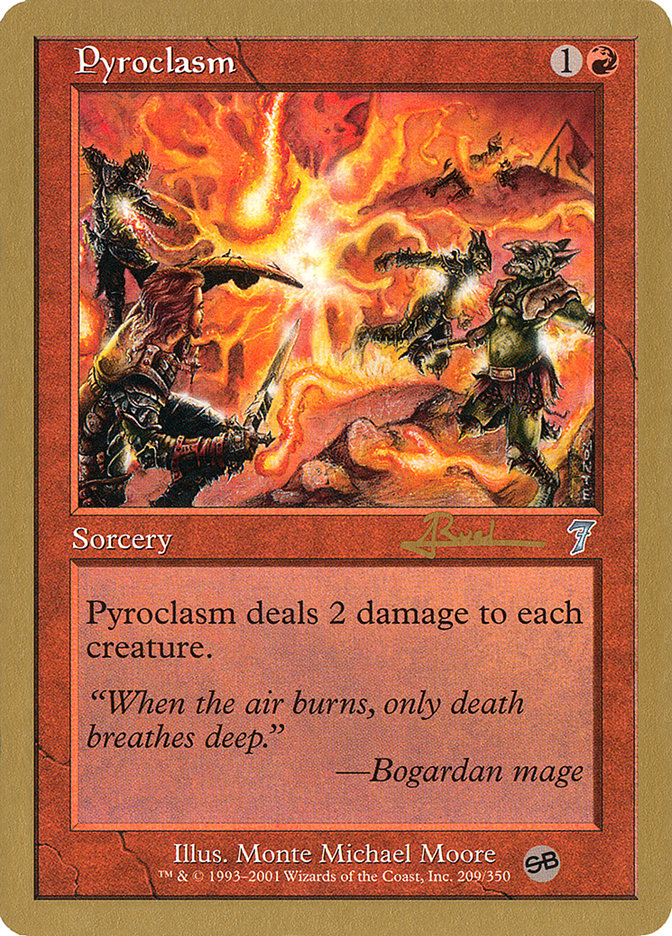 Pyroclasm (Antoine Ruel) (SB) [World Championship Decks 2001] - Magic: The Gathering - Card Brawlers | Quebec | Canada |