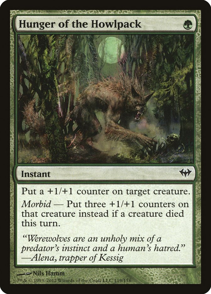 Hunger of the Howlpack [Dark Ascension] - Magic: The Gathering - Card Brawlers | Quebec | Canada |