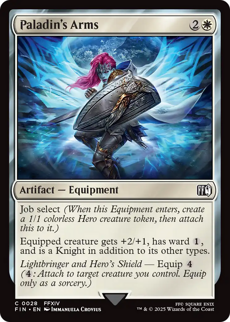 Paladin's Arms [FINAL FANTASY] - Magic: The Gathering - Card Brawlers | Quebec | Canada |