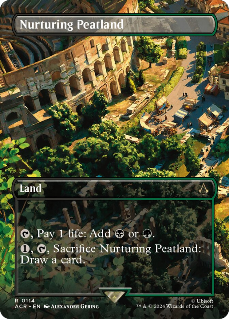 Nurturing Peatland (Borderless) [Assassin's Creed] - Magic: The Gathering - Card Brawlers | Quebec | Canada |