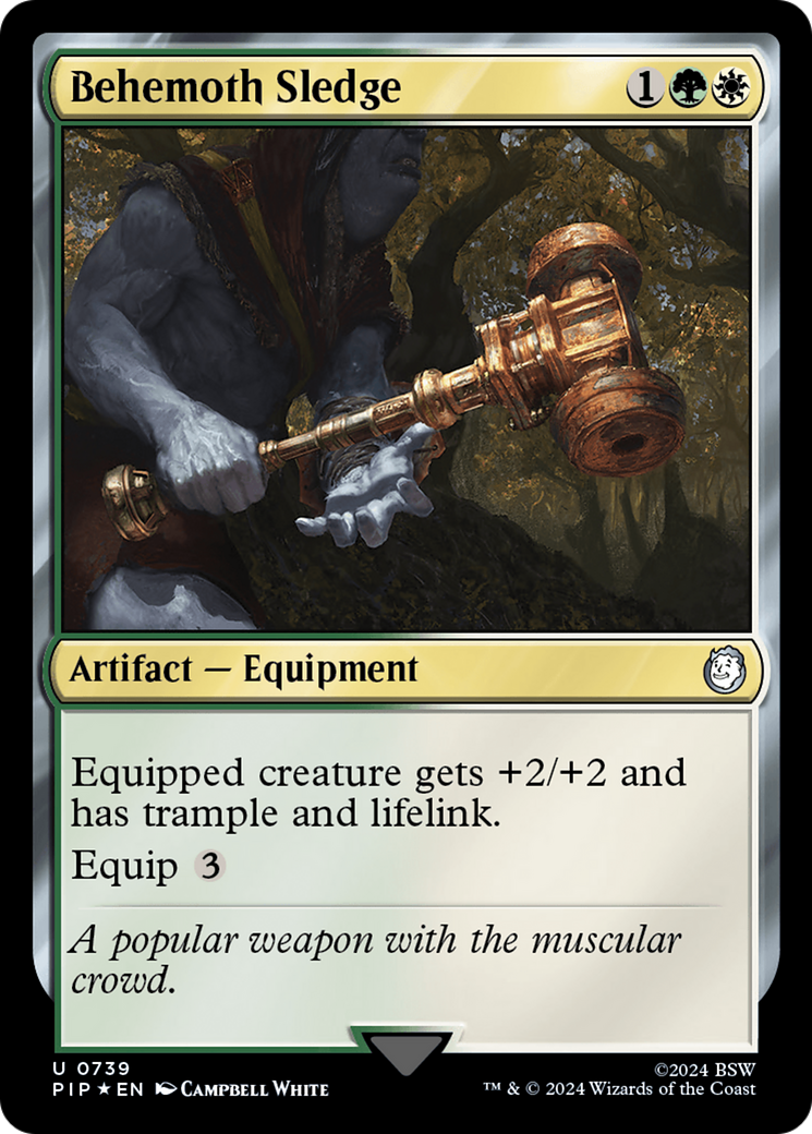 Behemoth Sledge (Surge Foil) [Fallout] - Magic: The Gathering - Card Brawlers | Quebec | Canada |