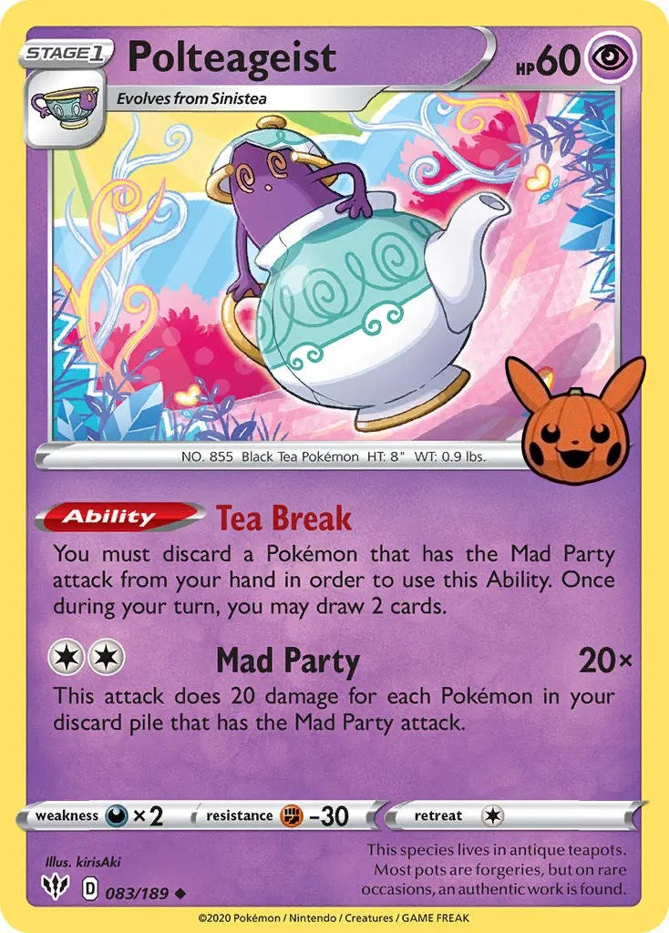 Polteageist (083/189) [Trick or Trade] - Pokémon - Card Brawlers | Quebec | Canada |