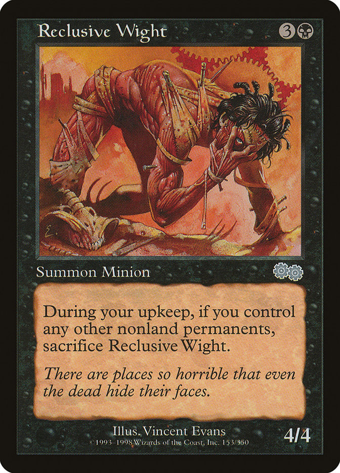 Reclusive Wight [Urza's Saga] - Magic: The Gathering - Card Brawlers | Quebec | Canada |