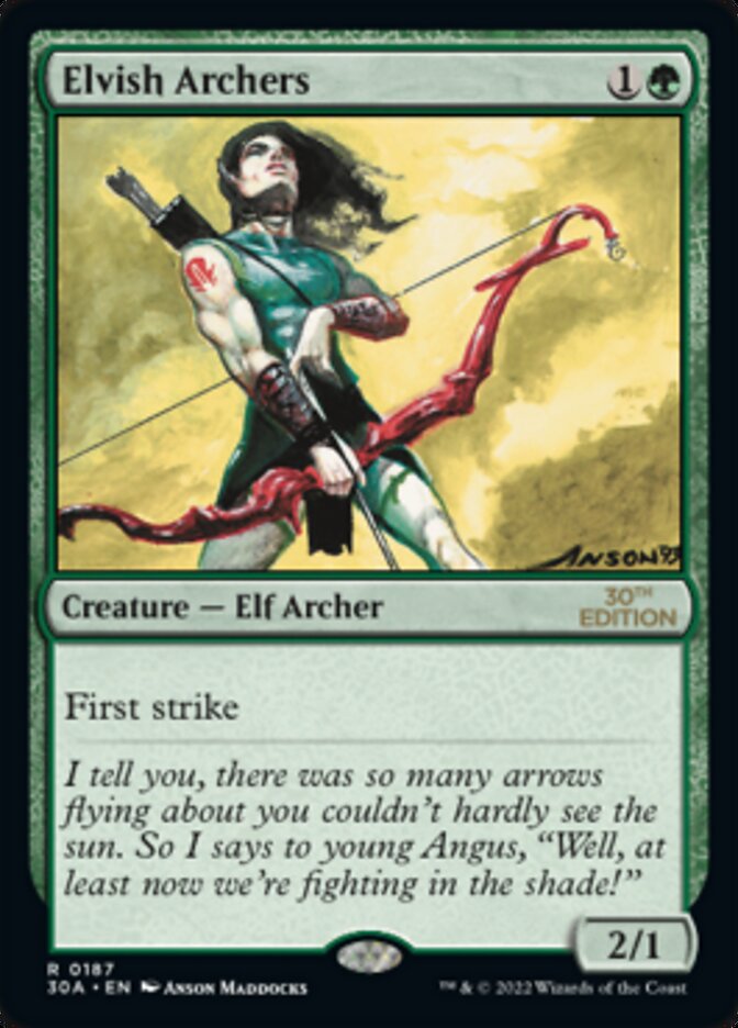 Elvish Archers [30th Anniversary Edition] - Magic: The Gathering - Card Brawlers | Quebec | Canada |