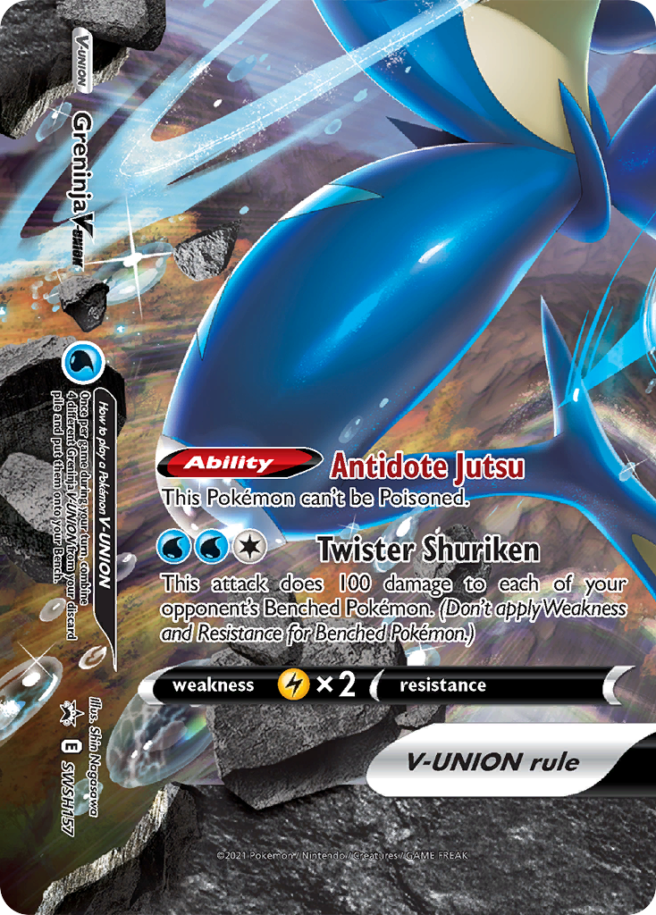 Greninja V-Union (SWSH157) [Sword & Shield: Black Star Promos] - Pokémon - Card Brawlers | Quebec | Canada |