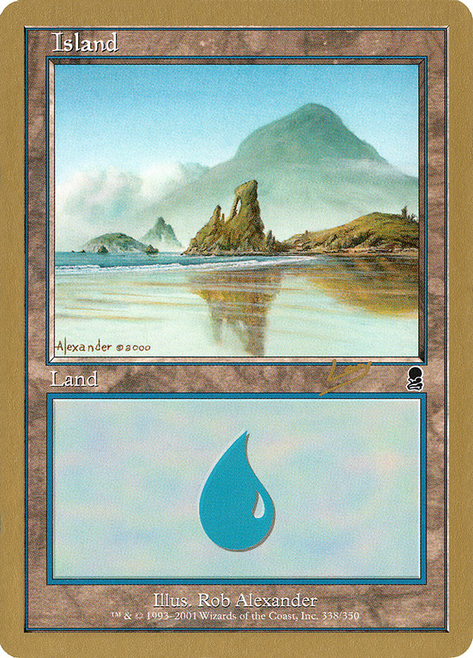 Island (rl338) (Raphael Levy) [World Championship Decks 2002] - Magic: The Gathering - Card Brawlers | Quebec | Canada |