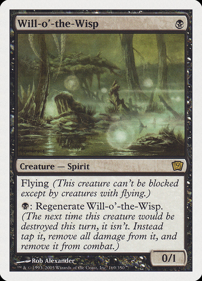 Will-o'-the-Wisp [Ninth Edition] - Magic: The Gathering - Card Brawlers | Quebec | Canada |