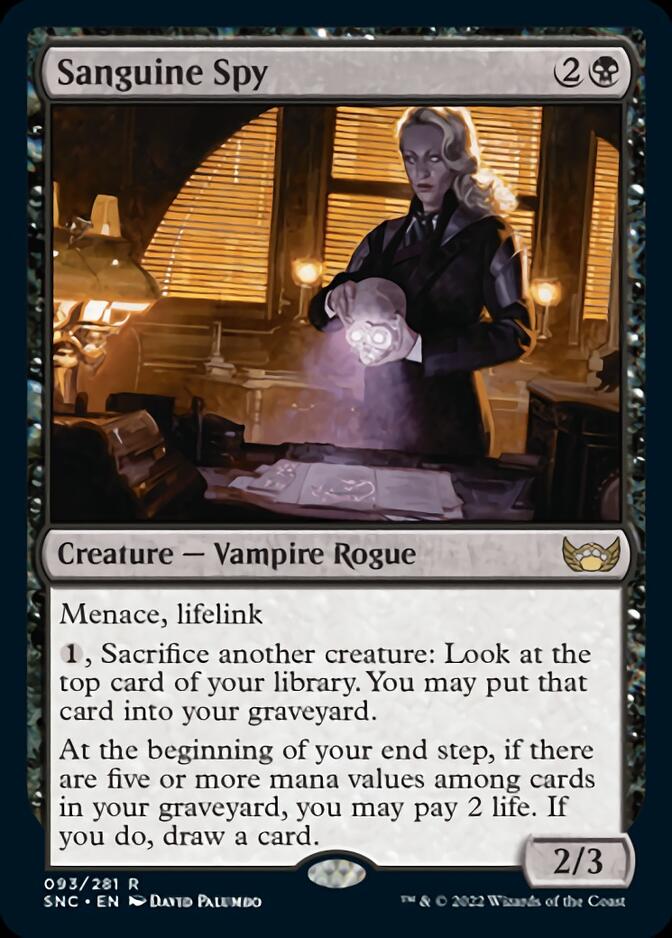 Sanguine Spy [Streets of New Capenna] - Magic: The Gathering - Card Brawlers | Quebec | Canada |