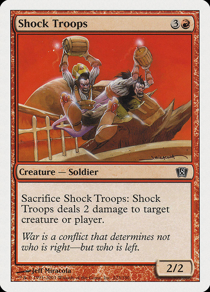 Shock Troops [Eighth Edition] - Magic: The Gathering - Card Brawlers | Quebec | Canada |