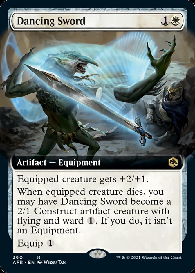 Dancing Sword (Extended Art) [Dungeons & Dragons: Adventures in the Forgotten Realms] - Magic: The Gathering - Card Brawlers | Quebec | Canada |