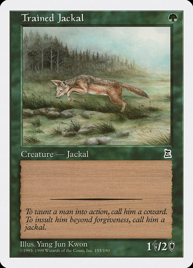 Trained Jackal [Portal Three Kingdoms] - Magic: The Gathering - Card Brawlers | Quebec | Canada |