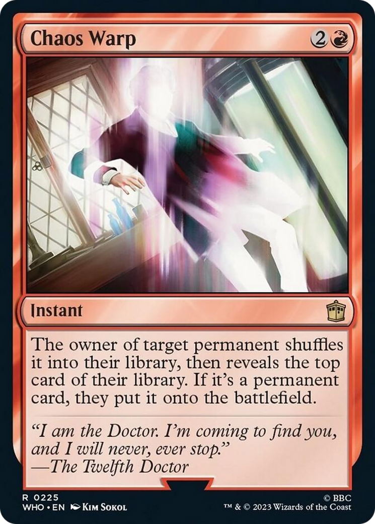 Chaos Warp [Doctor Who] - Magic: The Gathering - Card Brawlers | Quebec | Canada |