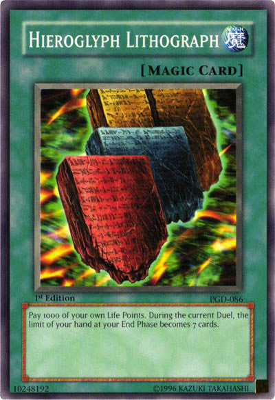 Hieroglyph Lithograph [PGD-086] Common - Yu-Gi-Oh! - Card Brawlers | Quebec | Canada |