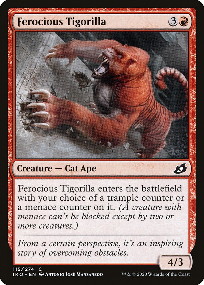Ferocious Tigorilla [Ikoria: Lair of Behemoths] - Magic: The Gathering - Card Brawlers | Quebec | Canada |