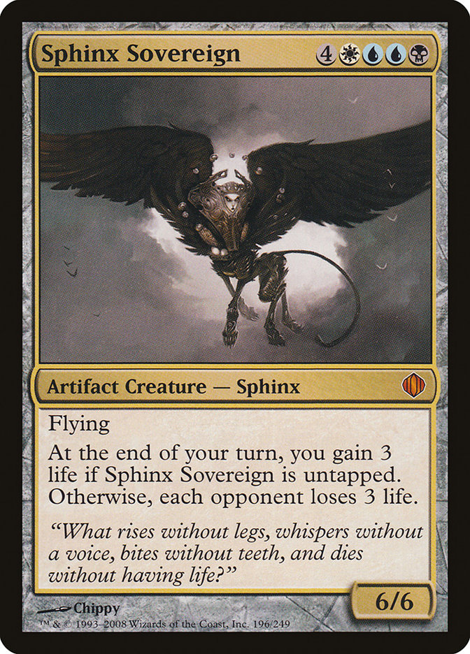 Sphinx Sovereign [Shards of Alara] - Magic: The Gathering - Card Brawlers | Quebec | Canada |