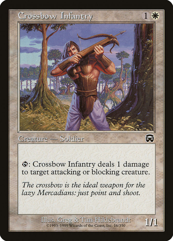 Crossbow Infantry [Mercadian Masques] - Magic: The Gathering - Card Brawlers | Quebec | Canada |
