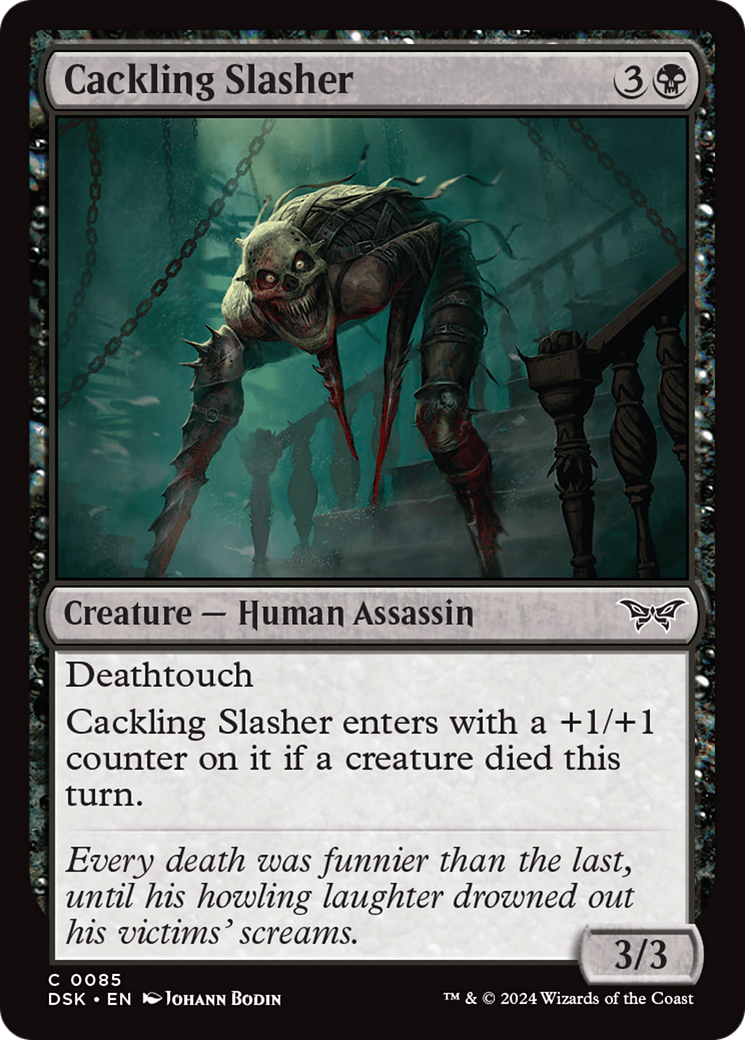 Cackling Slasher [Duskmourn: House of Horror] - Magic: The Gathering - Card Brawlers | Quebec | Canada |