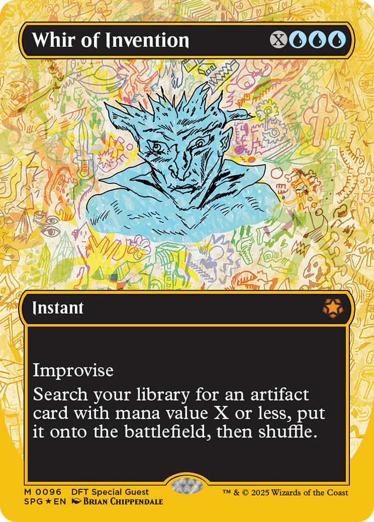 Whir of Invention (Borderless) (First-Place Foil) [Aetherdrift Special Guests] - Magic: The Gathering - Card Brawlers | Quebec | Canada |