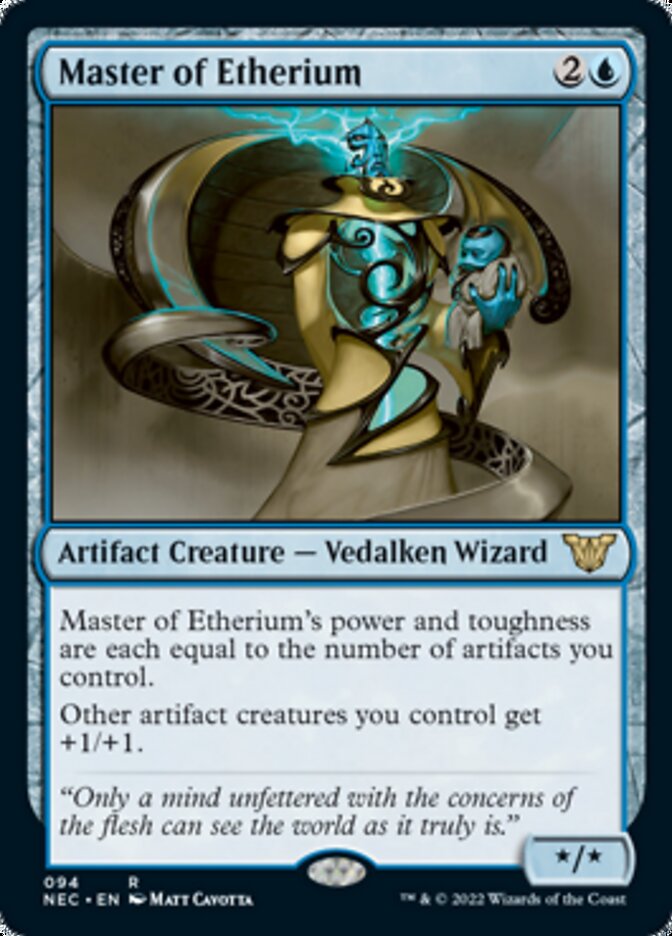 Master of Etherium [Kamigawa: Neon Dynasty Commander] - Magic: The Gathering - Card Brawlers | Quebec | Canada |