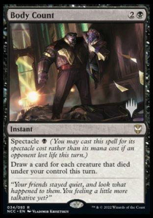 Body Count (Promo Pack) [Streets of New Capenna Commander Promos] - Magic: The Gathering - Card Brawlers | Quebec | Canada |
