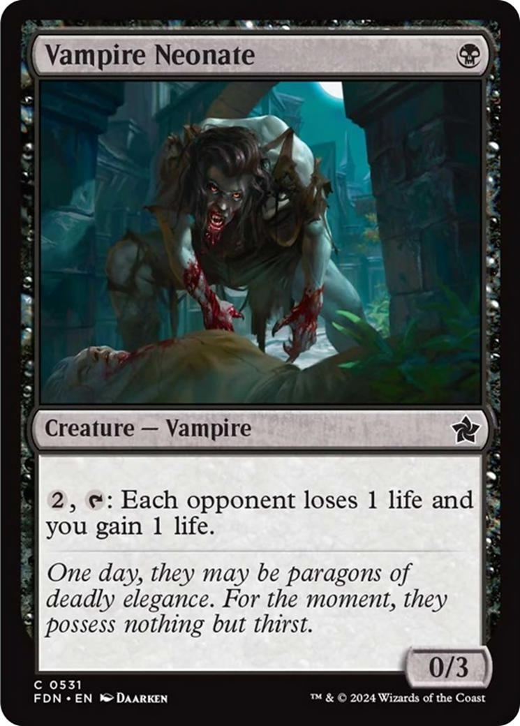 Vampire Neonate [Foundations] - Magic: The Gathering - Card Brawlers | Quebec | Canada |