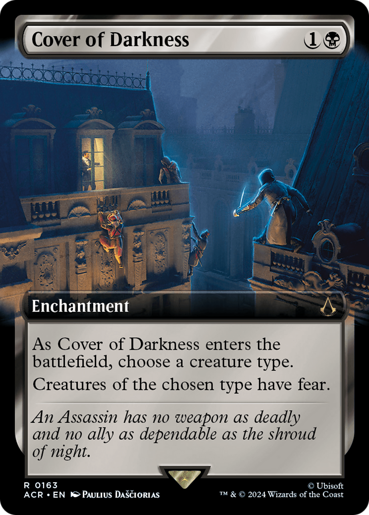 Cover of Darkness (Extended Art) [Assassin's Creed] - Magic: The Gathering - Card Brawlers | Quebec | Canada |