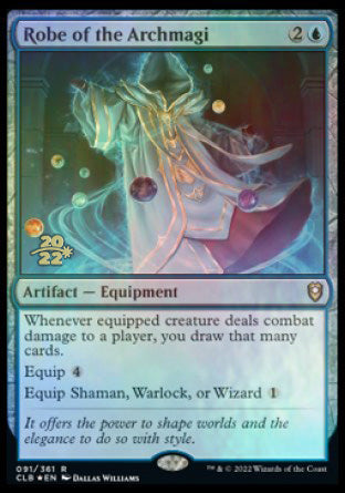 Robe of the Archmagi [Commander Legends: Battle for Baldur's Gate Prerelease Promos] - Magic: The Gathering - Card Brawlers | Quebec | Canada |