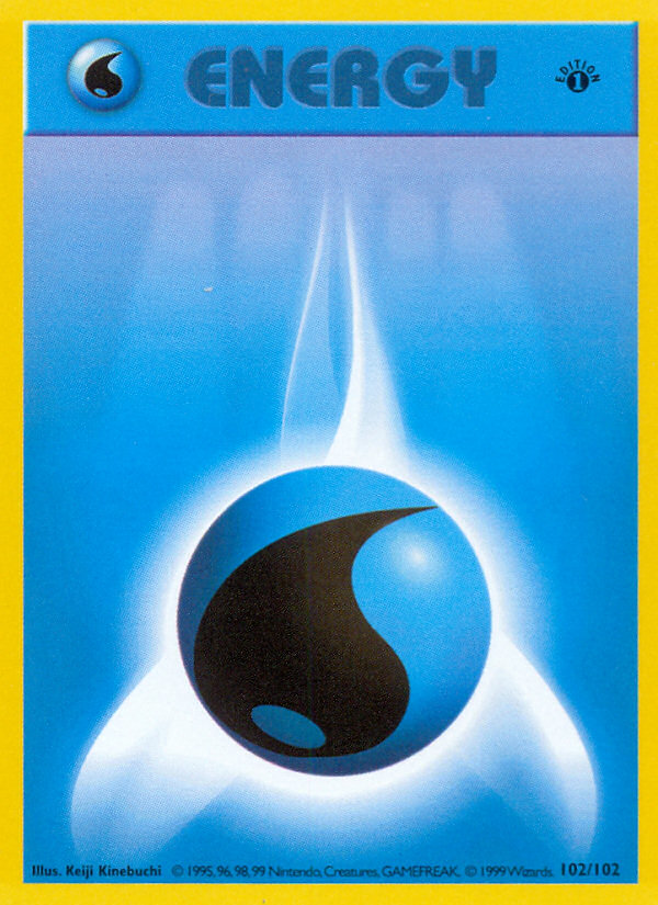 Water Energy (102/102) (Shadowless) [Base Set 1st Edition] - Pokémon - Card Brawlers | Quebec | Canada |