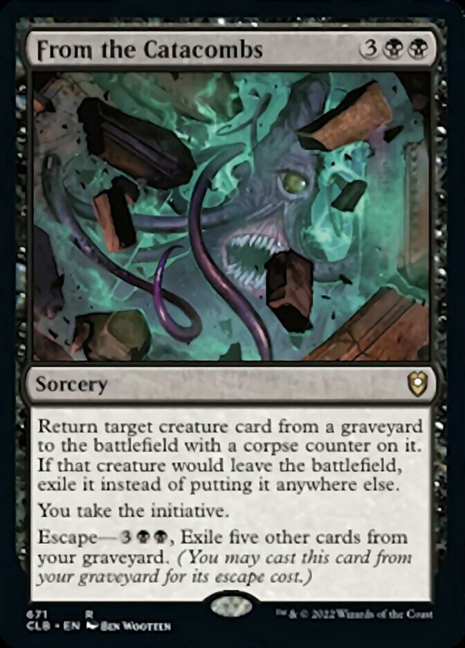 From the Catacombs [Commander Legends: Battle for Baldur's Gate] - Magic: The Gathering - Card Brawlers | Quebec | Canada |