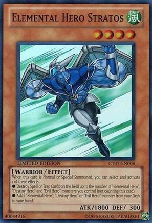 Elemental Hero Stratos [CT07-EN006] Super Rare - Yu-Gi-Oh! - Card Brawlers | Quebec | Canada |