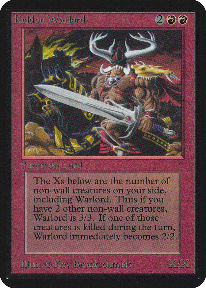 Keldon Warlord [Alpha Edition] - Magic: The Gathering - Card Brawlers | Quebec | Canada |
