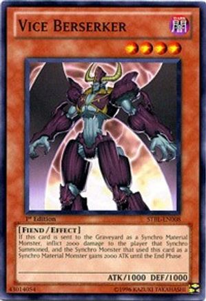 Vice Berserker [STBL-EN008] Common - Yu-Gi-Oh! - Card Brawlers | Quebec | Canada |