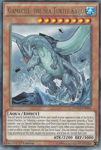 Gameciel, the Sea Turtle Kaiju [DOCS-EN088] Rare - Yu-Gi-Oh! - Card Brawlers | Quebec | Canada |