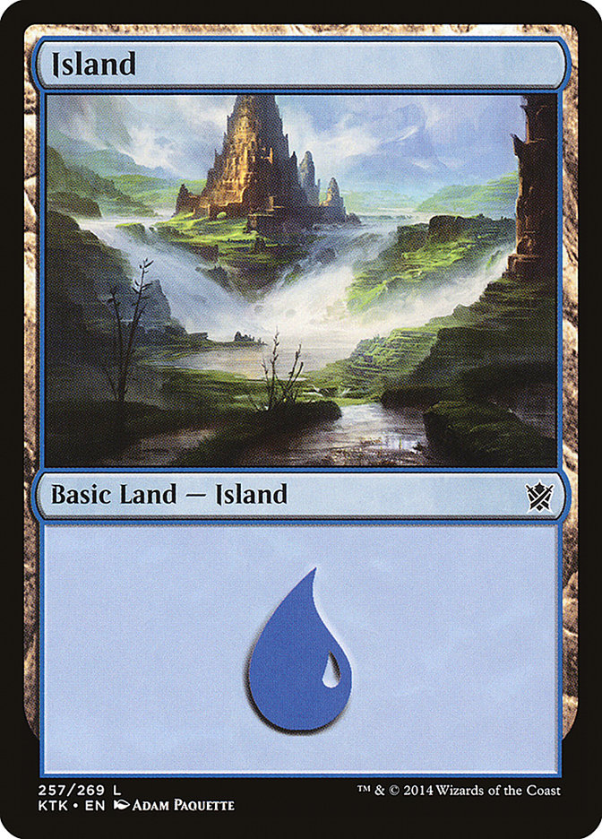 Island (257) [Khans of Tarkir] - Magic: The Gathering - Card Brawlers | Quebec | Canada |